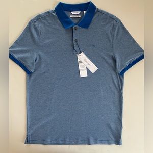 Calvin Klein Mens liquid touch polo size M